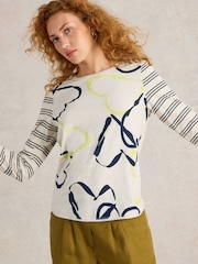 White Stuff Clara Long Sleeve T-Shirt - Bild 3 von 6