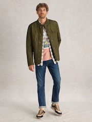White Stuff Green Tenby Quilted Jacket - Image 3 of 6