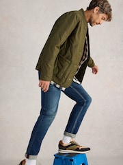 White Stuff Green Tenby Quilted Jacket - Image 4 of 6
