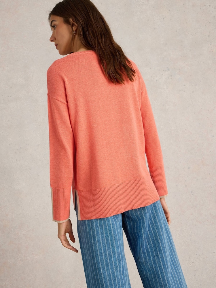 White Stuff Coral Olive Jumper - Image 2 of 6