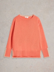 White Stuff Coral Olive Jumper - Image 5 of 6