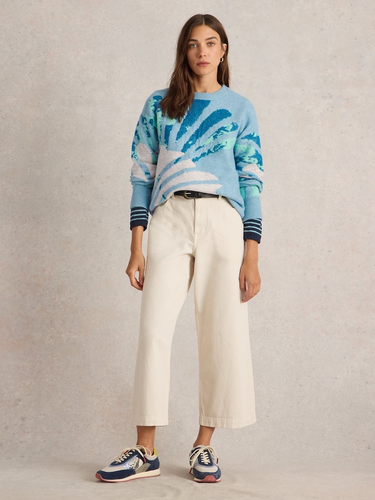 White Stuff Blue Louisa Jumper - Image 2 of 6