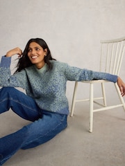 White Stuff Blue Jumper - Image 3 of 6