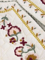 White Stuff Natural Embroidered Gilet - Image 3 of 3