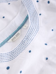 White Stuff White Weaver Embroidered Top - Image 6 of 6