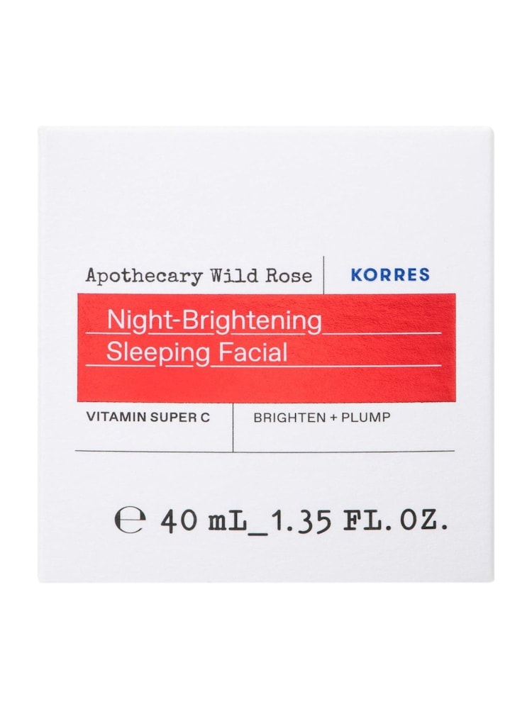 Korres Apothecary Wild Rose Night Brightening Sleeping Facial 40ml - Image 2 of 4