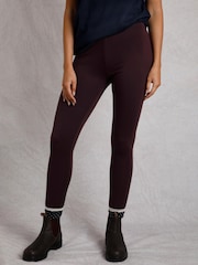 Weird Fish Red Lilliane High Waisted Leggings - Image 3 of 6