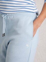 Weird Fish Blue Karla Jersey Premium Joggers - Image 3 of 5