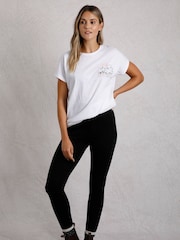 Weird Fish Black Lilliane High Waisted Leggings - Image 3 of 8