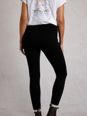 Weird Fish Black Lilliane High Waisted Leggings - Image 4 of 8