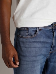 Weird Fish Blue Straight Comfort Edward Stretch Denim Jeans - Image 5 of 7