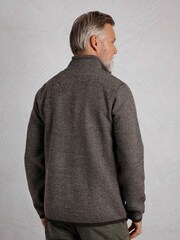 Weird Fish Cream Turlock 1/4 Zip Bonded Fleece - Image 2 of 6