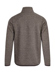 Weird Fish Cream Turlock 1/4 Zip Bonded Fleece - Image 6 of 6