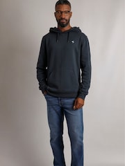 Weird Fish Blue Hugo  Branded Premium Popover Hoodie - Image 1 of 3