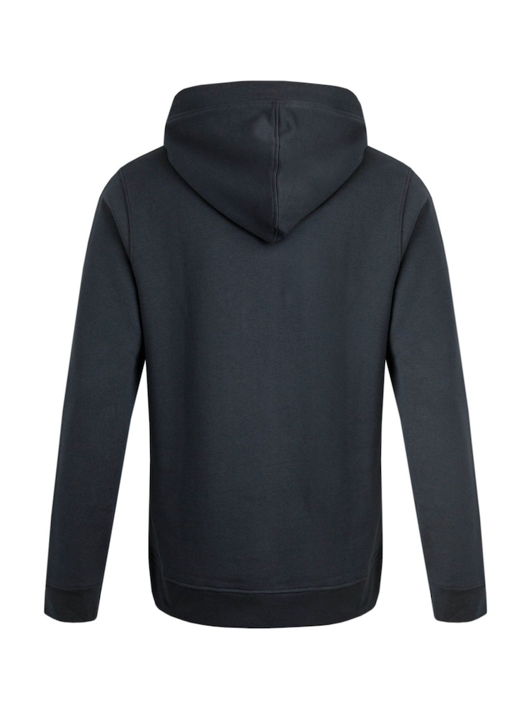 Weird Fish Blue Hugo  Branded Premium Popover Hoodie - Image 3 of 3