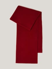 Jigsaw Red Pure Cashmere Winter Scarf - Image 3 of 4