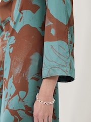 Jigsaw Blue Collage Stitch Detail Dress - Image 2 of 7