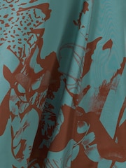 Jigsaw Blue Collage Stitch Detail Dress - Image 7 of 7