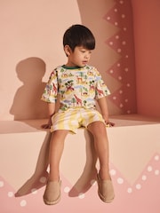 Green/White Safari All Over Print Short Sleeve T-Shirt and Short Set (3mths-7yrs) - Image 1 of 10