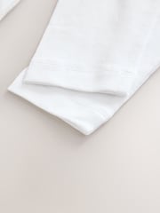 White Long Sleeve Vests 2 Pack (1.5-12yrs) - Image 6 of 6