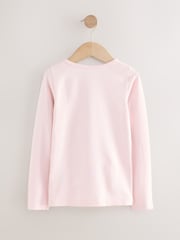 Pink Long Sleeve Vests 2 Pack (1.5-12yrs) - Image 4 of 6