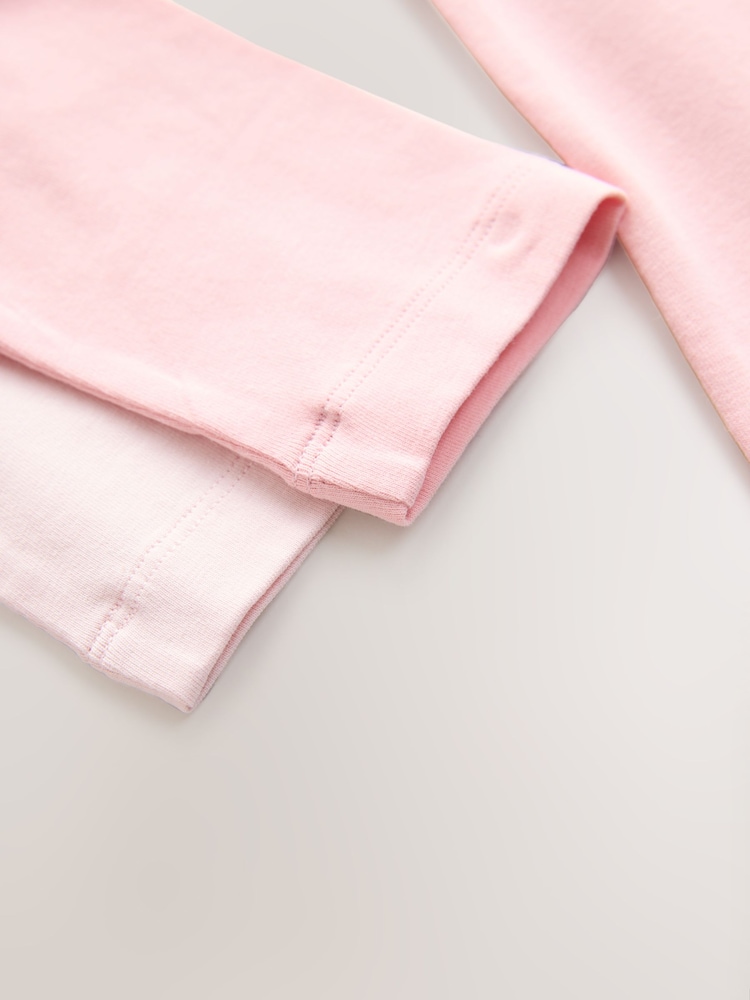Pink Long Sleeve Vests 2 Pack (1.5-12yrs) - Image 6 of 6
