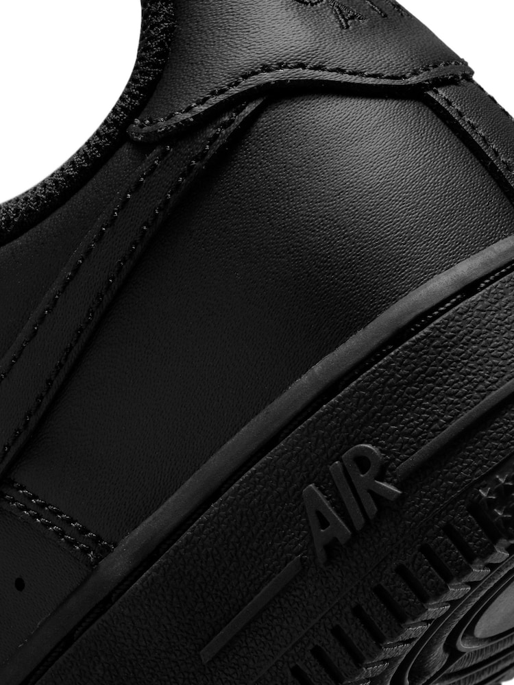 Nike Black Air Force 1 Youth Trainers - Image 10 of 10 Nike Black Air Force 1 Youth Trainers - Image 10 of 10