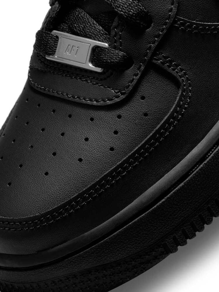 Black Big Boy Air Force Buy Nike Black Air Force Youth Trainers