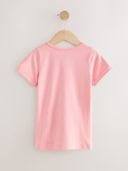 Pink Short Sleeve Vests 2 Pack (1.5-12yrs) - Image 4 of 6