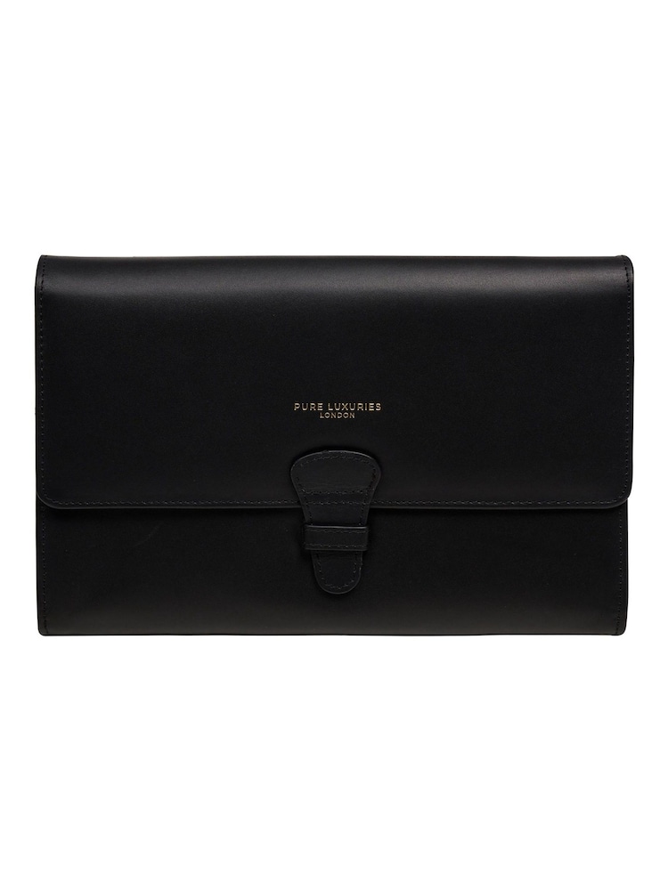 Pure Luxuries London 'Ellen' Leather Travel Wallet - Image 1 of 5