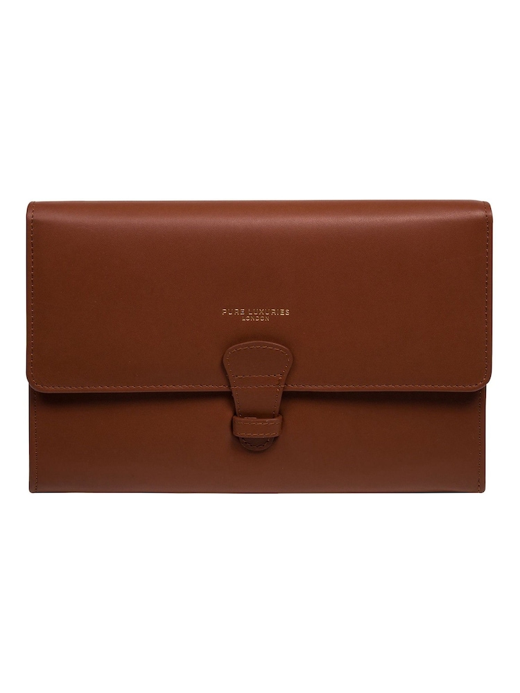 Pure Luxuries London 'Ellen' Leather Travel Wallet - Image 1 of 5