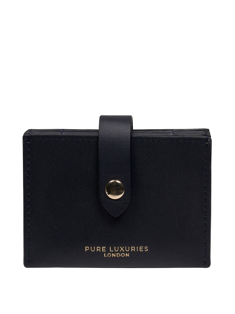 Pure Luxuries London 'Allie' Leather Accordion Card Holder - Image 1 of 3