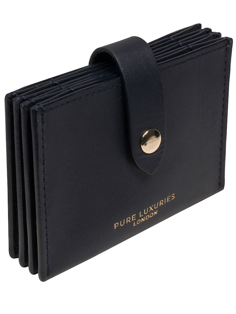 Pure Luxuries London 'Allie' Leather Accordion Card Holder - Image 3 of 3