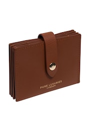 Pure Luxuries London 'Allie' Leather Accordion Card Holder - Image 3 of 3