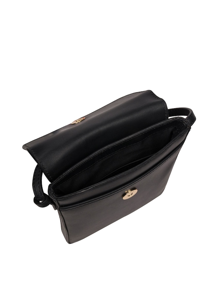Pure Luxuries London 'Lyra' Leather Cross-Body Phone Bag - Image 7 of 7