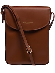Pure Luxuries London 'Lyra' Leather Cross-Body Phone Bag - Image 2 of 6