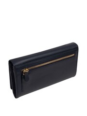 Pure Luxuries London 'Lola' Leather Bi-Fold Blue Purse - Image 3 of 4