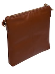 Braun - Pure Luxuries London 'Brooke' Leather Cross-Body Bag - Bild 3 von 7