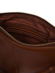 Braun - Pure Luxuries London 'Brooke' Leather Cross-Body Bag - Bild 5 von 7