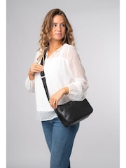 Pure Luxuries London 'Leonara' Leather Crossbody Bag - Image 1 of 7