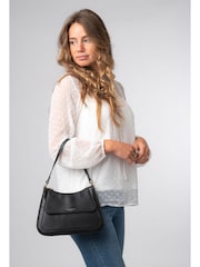 Pure Luxuries London 'Mable' Leather Grab Bag - Image 1 of 7