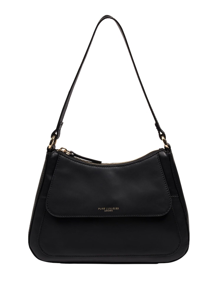 Pure Luxuries London 'Mable' Leather Grab Bag - Image 3 of 7