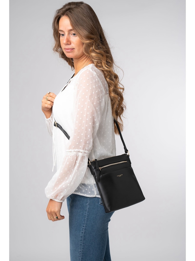 Pure Luxuries London 'Brooke' Leather Cross-Body Bag - Image 7 of 7