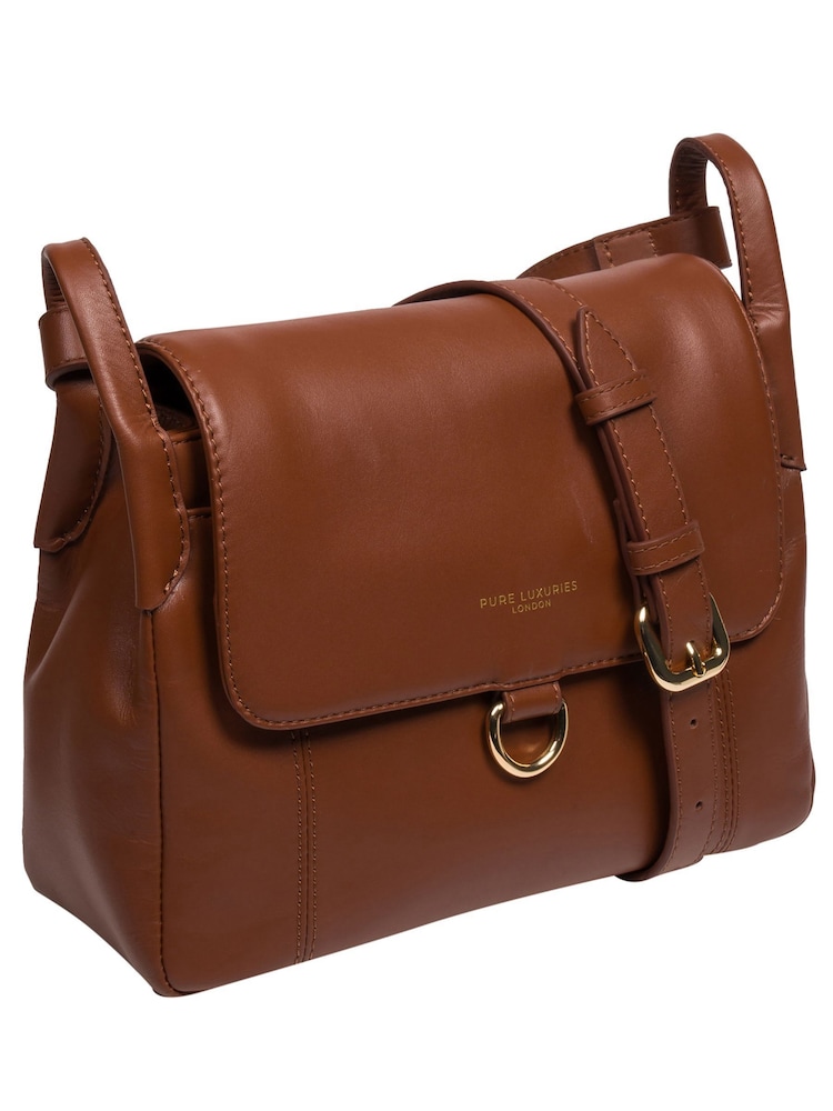 Pure Luxuries London 'Cassie' Leather Crossbody Bag - Image 4 of 7