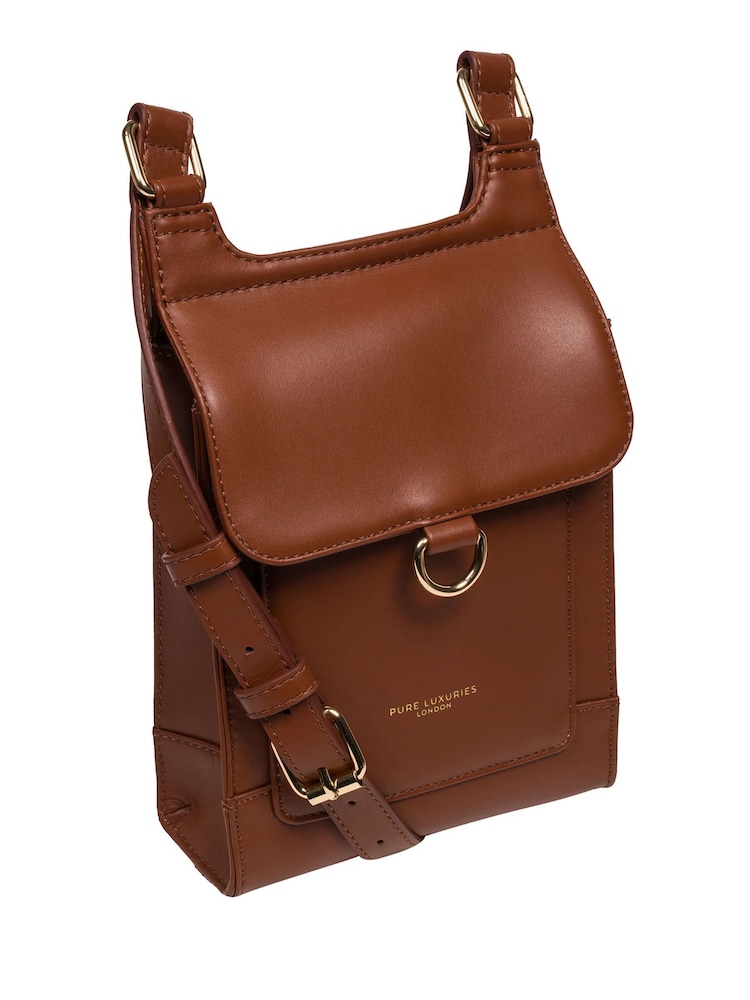 Pure Luxuries London 'Erma' Leather Cross-Body Bag - Image 2 of 6