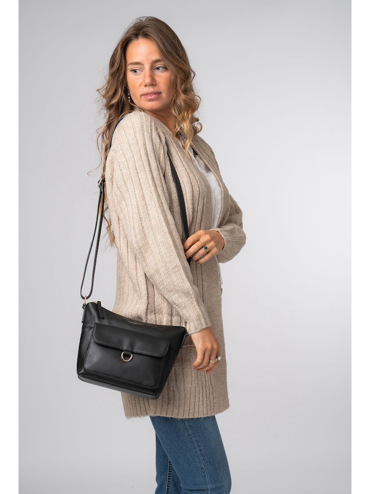 Pure Luxuries London 'Laura' Leather Crossbody Bag - Image 2 of 7