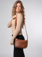 Pure Luxuries London 'Leonara' Leather Crossbody Bag - Image 1 of 6