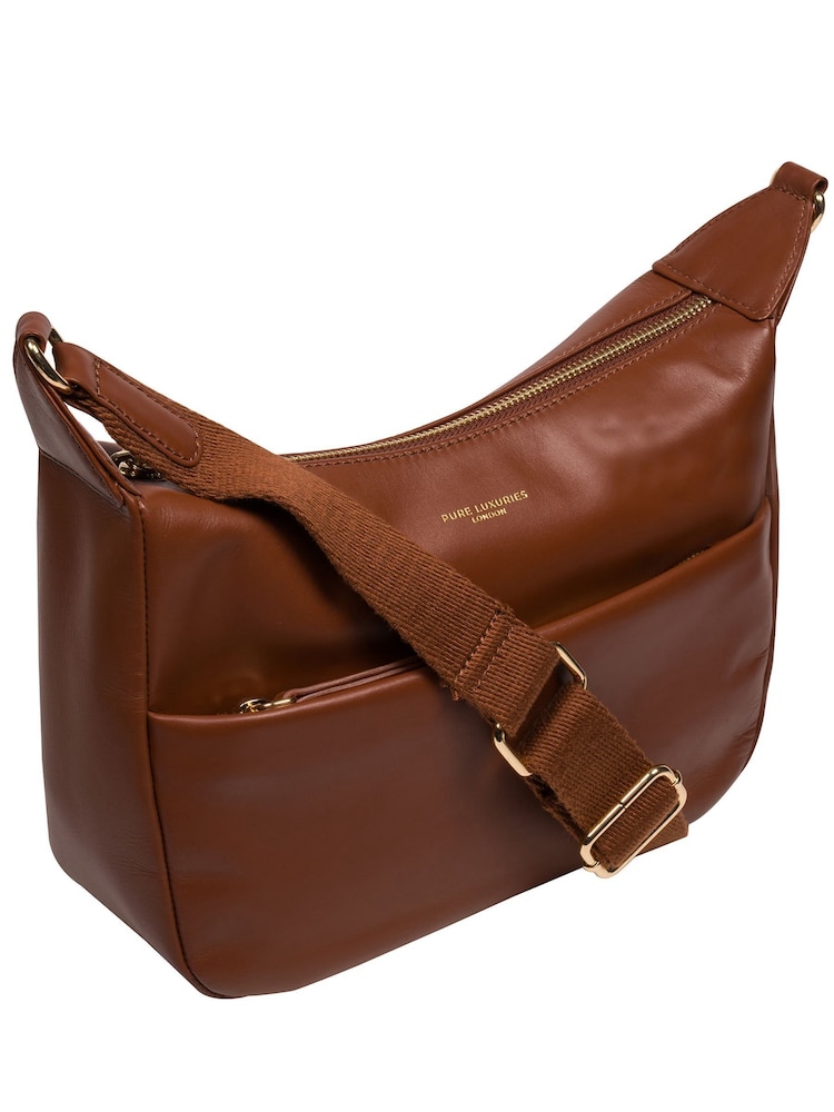 Pure Luxuries London 'Leonara' Leather Crossbody Bag - Image 6 of 6