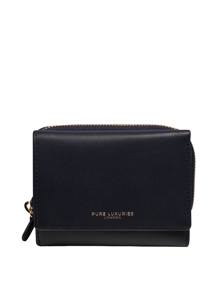 Pure Luxuries London 'Libby' Leather Tri-Fold Purse - Image 1 of 4