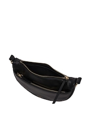 Pure Luxuries London 'Heidi' Leather Crescent Cross-Body Bag - Image 5 of 8